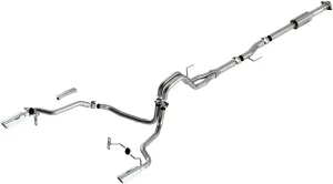 Borla F-150 2021 2.7L/3.5L 2/4wd 4dr CC SB EC STB Lari/King R/Plinum/LTD 3/2.25 Cat-Back AK CHR Tips - 140864