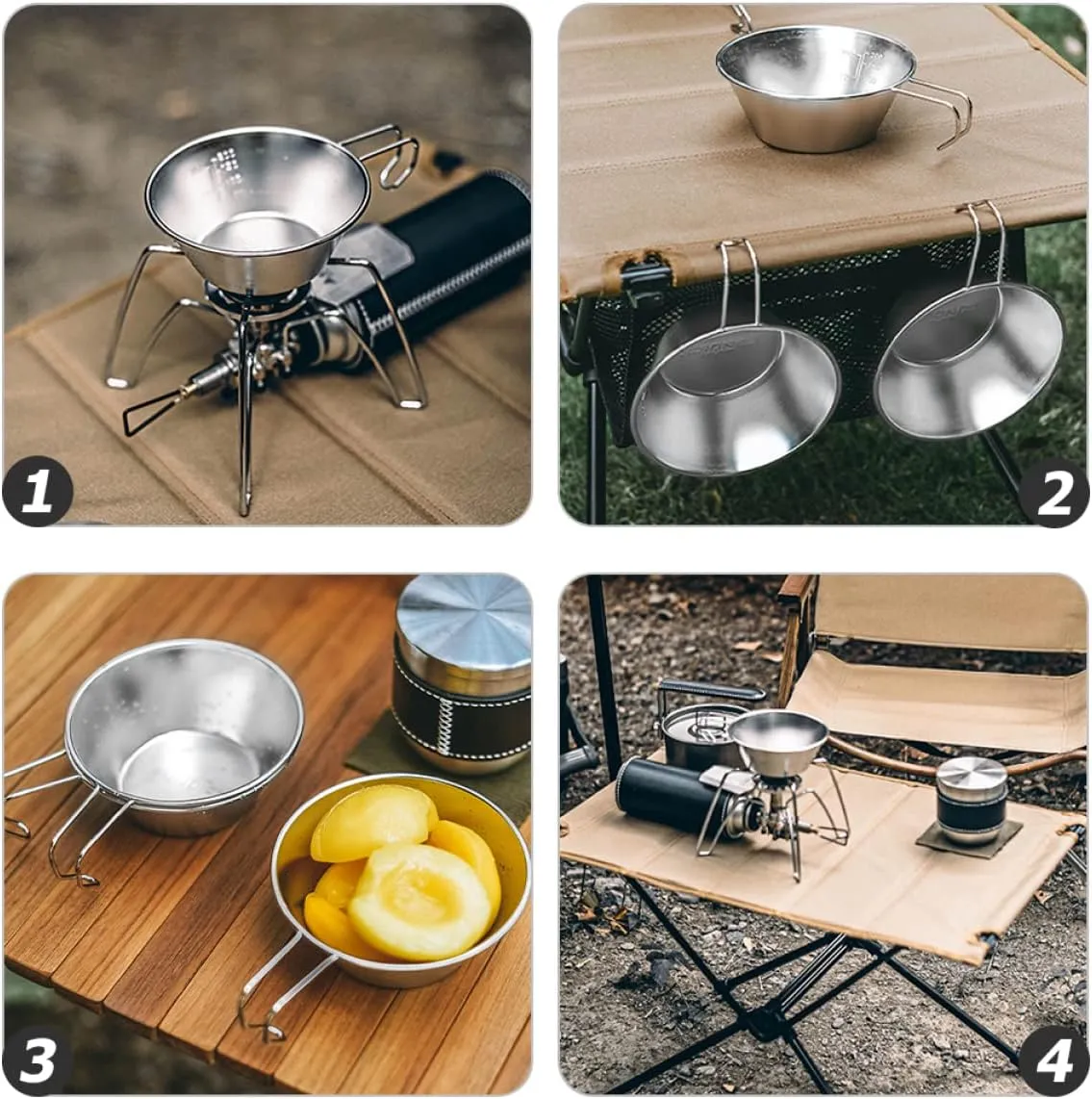 Bowl Multi Function Camping Water Cup for Outdoor Adventures Lightweight and Compact Design for Hiking