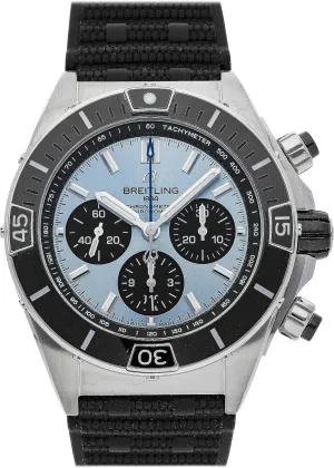 Breitling Chronomat B01 44mm Chronograph Ice Blue Automatic Chronometer Men's Watch PB0136251C1S1