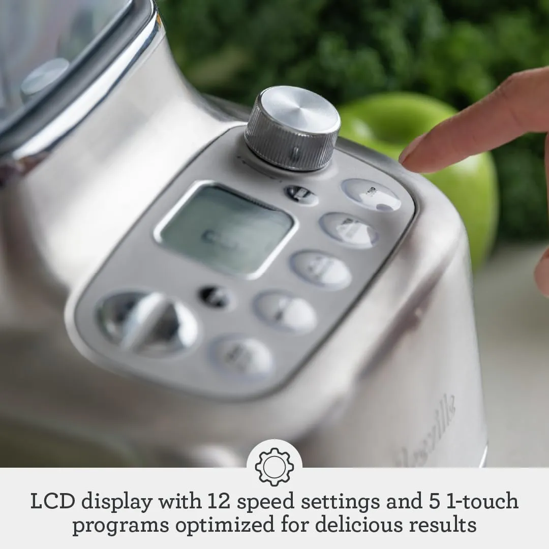 Breville BBL920BSS Super Q Commercial-Grade Home Blender, Brushed Stainless Steel