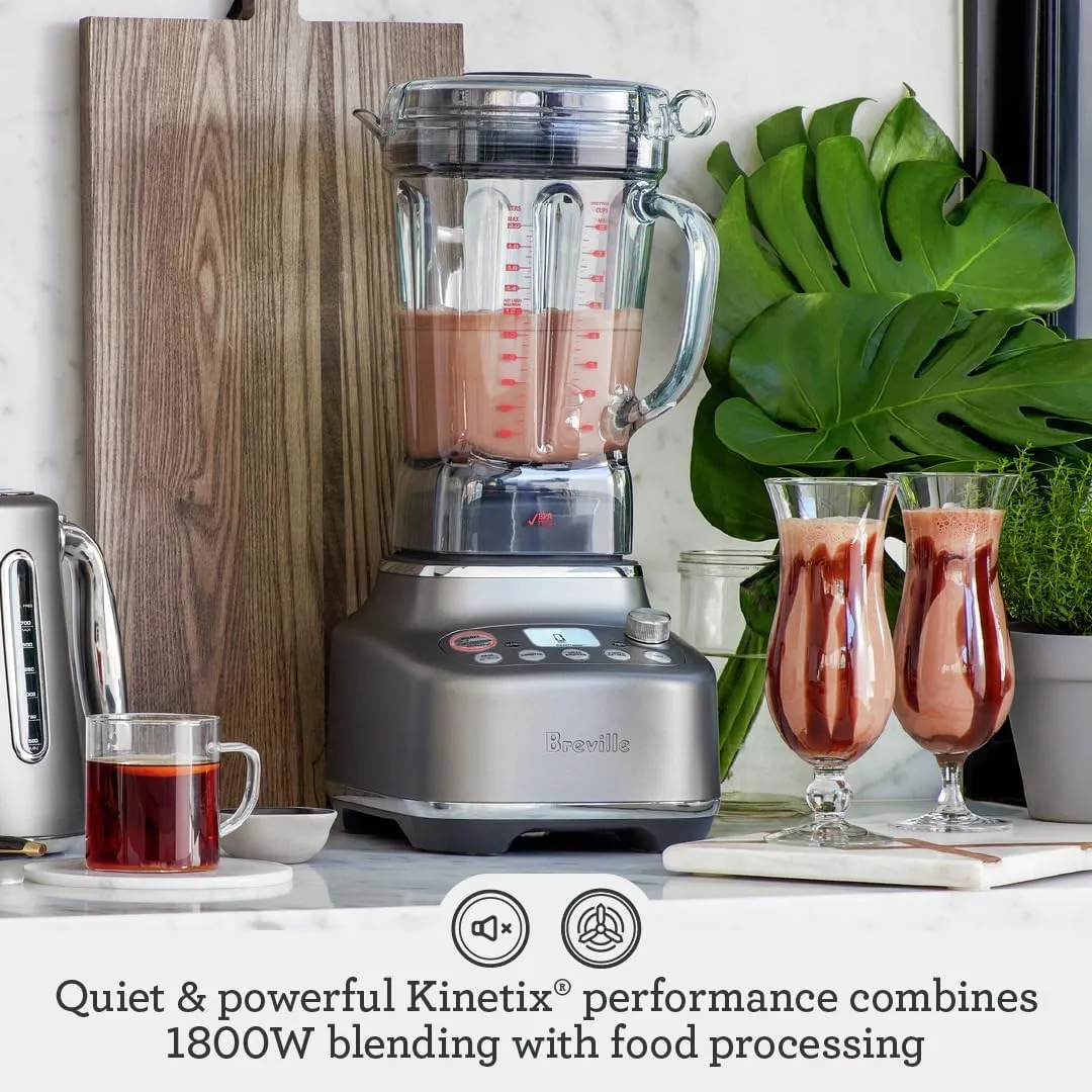 Breville BBL920BSS Super Q Commercial-Grade Home Blender, Brushed Stainless Steel