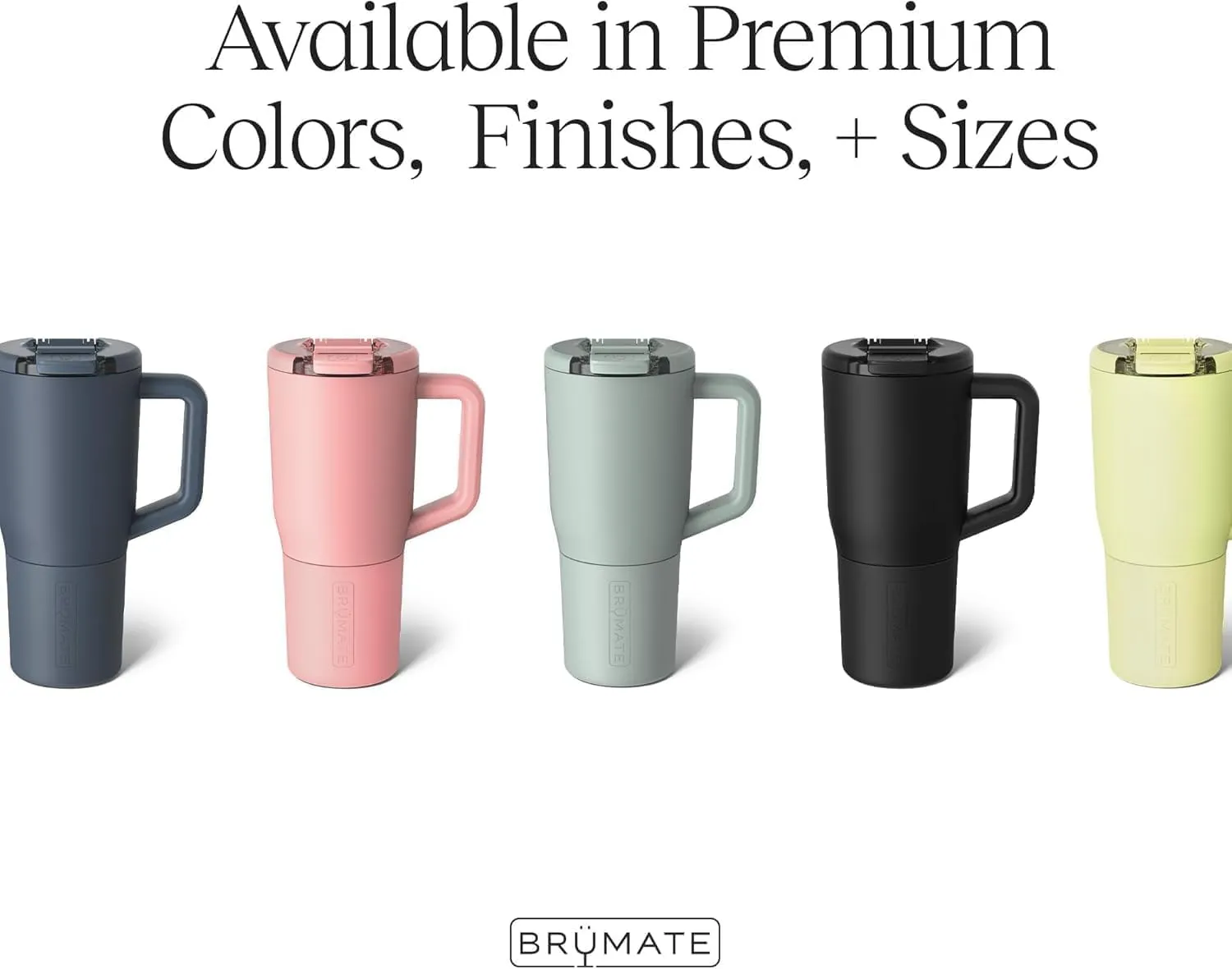 BrüMate Müv - 25oz 100% Leak Proof Insulated Coffee Mug with Handle & Lid - Stainless Steel Coffee Travel Mug - Double Walled Coffee Cup (Electric Blue)