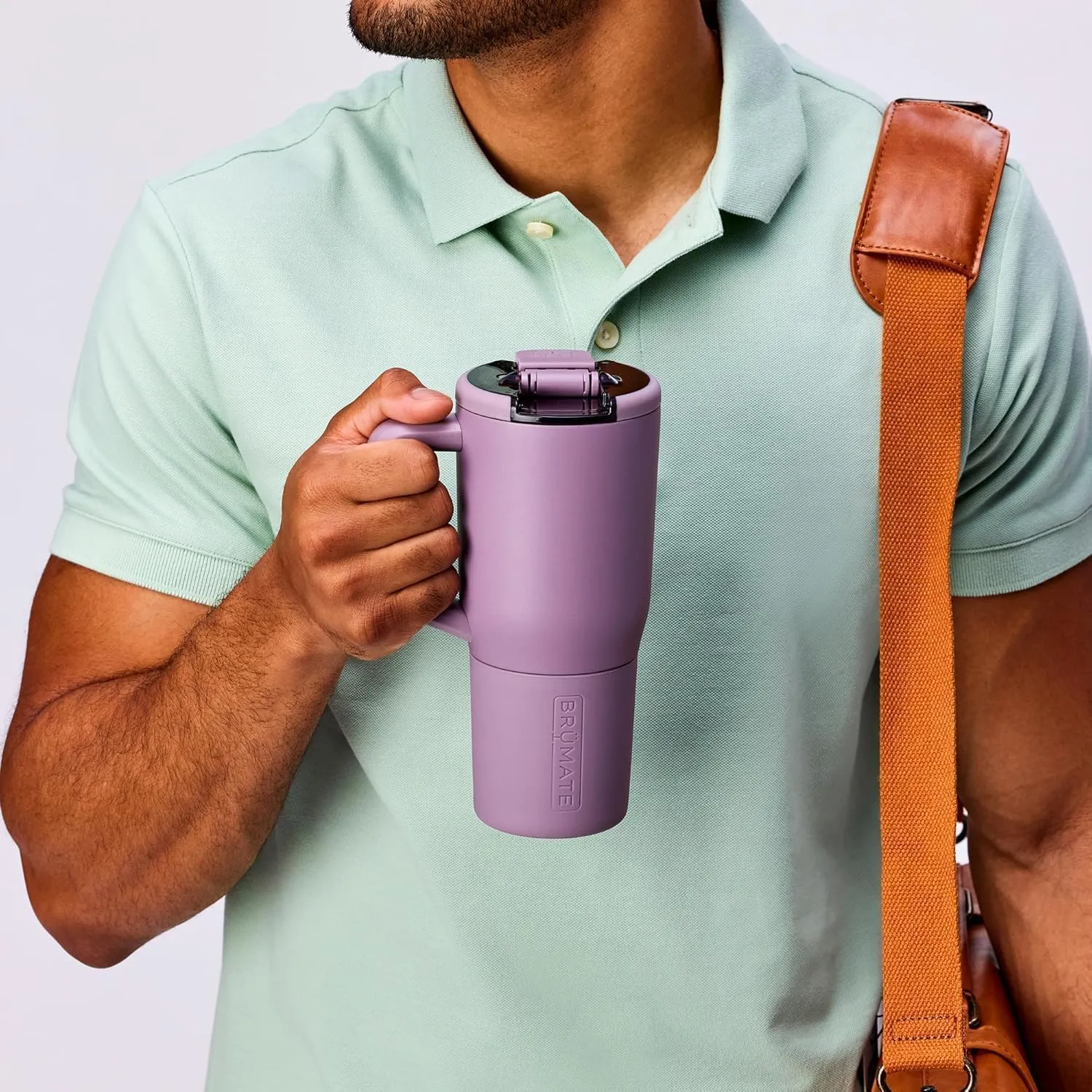 BrüMate Müv - 25oz 100% Leak Proof Insulated Coffee Mug with Handle & Lid - Stainless Steel Coffee Travel Mug - Double Walled Coffee Cup (Electric Blue)