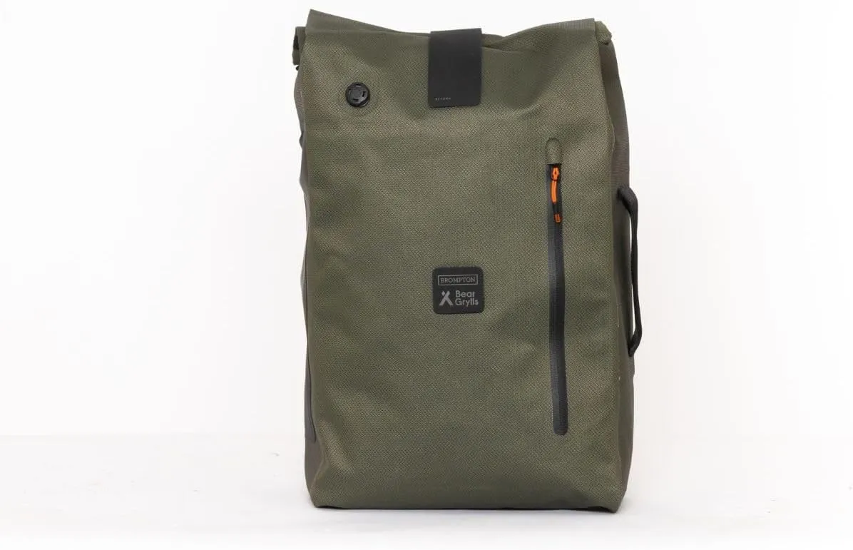 Brompton x Bear Grylls Waterproof Backpack – 17L Bikes, Laptop Sleeve