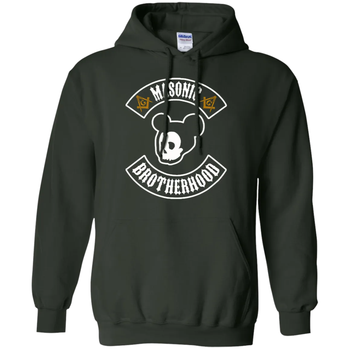 Brotherhood Rider Freemason Square & Compass Symbol
