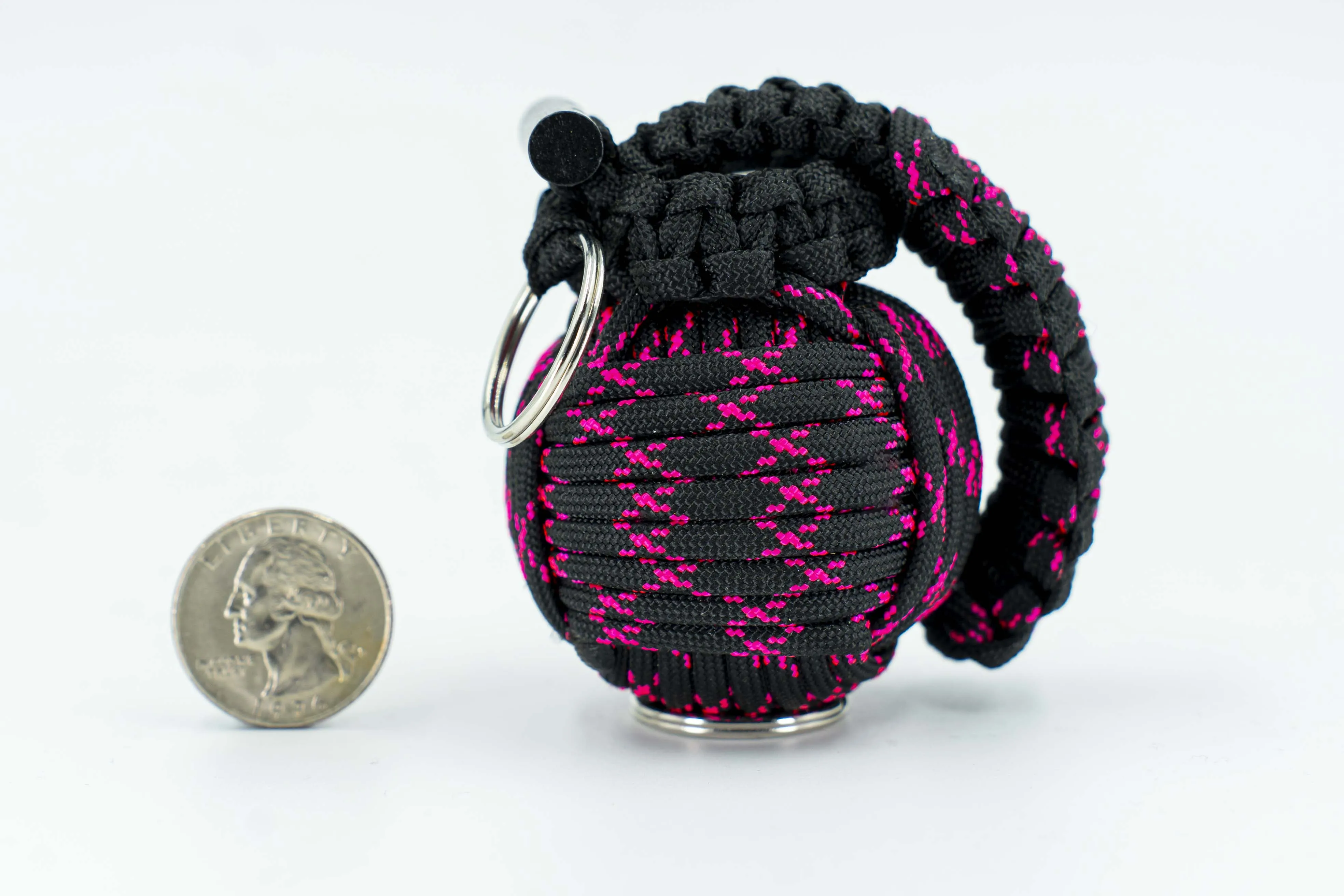 Bug Out Frag Mini Keyfob (Pink X)