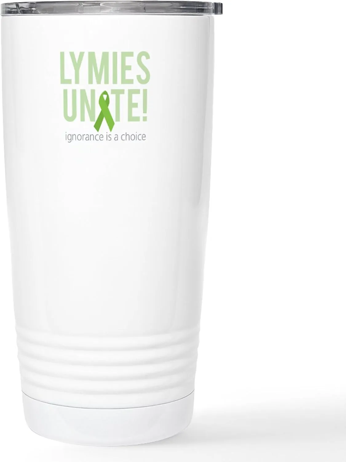 CafePress Lymies Unite Stainless Steel Travel Mug 20 oz. Insulated Stainless Steel Coffee Tumbler