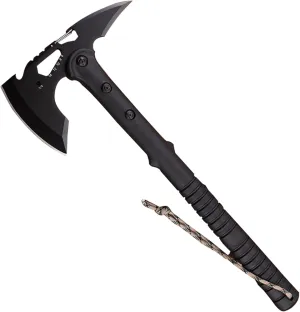 Camping Axe, Chopping Hatchet with Awl, Tactical Tomahawk with Hammer, Stainless Steel Axe for Outdoor Camping Hiking Garden