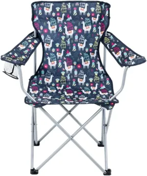 Camping Chairs Folding Camping Chair Portable Carry Bag with Mesh Cup Holder Comfortable Arms Space Saving Lightweight Portable Folding Chair