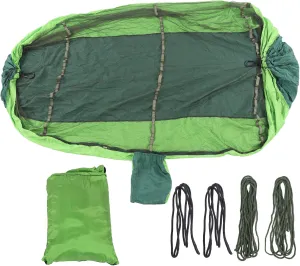 Camping Hammock Breathable Lightweight Double 2 Person Hammock Tent for Outdoor Hiking Travel Portable with Fine Mesh Durably Nylon Fabric