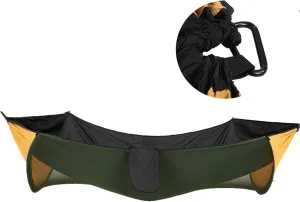 Camping Hammock, Tree Hammocks for Outside Portable Hammock Lightweight Nylon Parachute Hammocks Portable Single Hammock with Tree Straps for Indoor, Outdoor, Backpacking, Travel