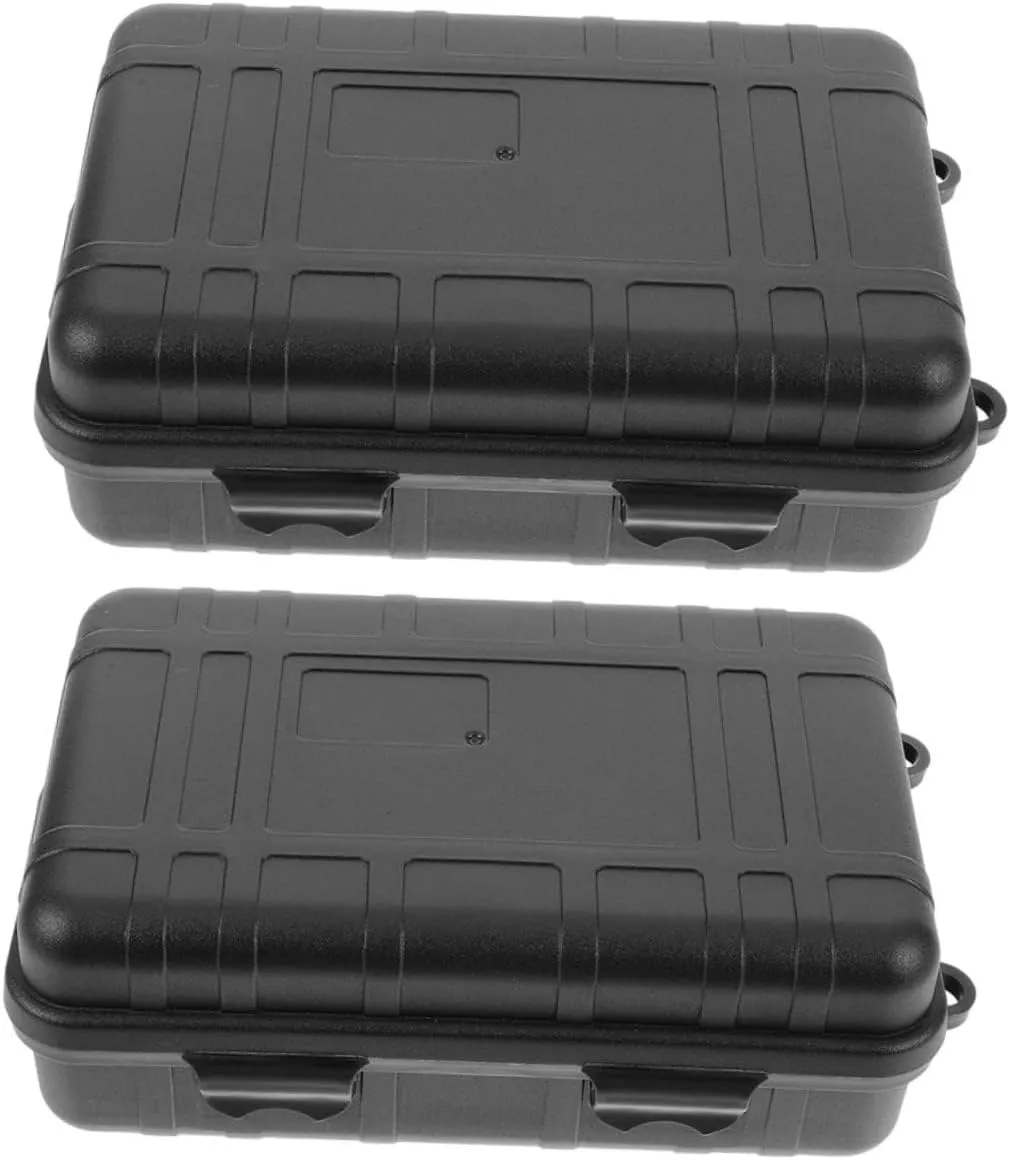 Camping Hiking Essential: 2-Piece Outdoor Survival Suit Waterproof Storage Box and Food-Grade Container