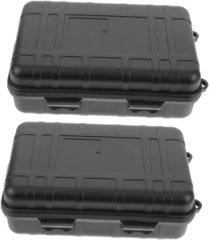 Camping Hiking Essential: 2-Piece Outdoor Survival Suit Waterproof Storage Box and Food-Grade Container