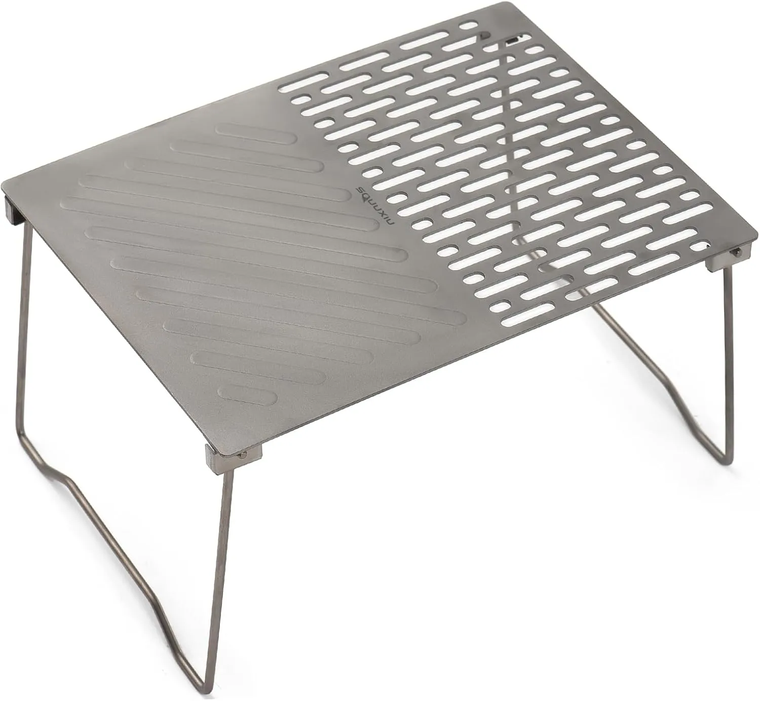 Camping table Folding Campfi Grill Portable Ti BBQ Grill Outdoor Hiking Camping Grill with Legs Lightweight Camp Tables Portable Foldable