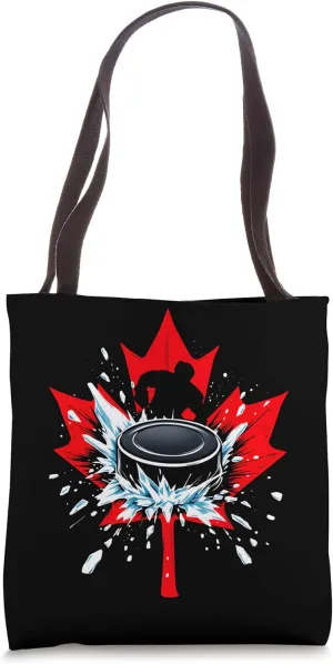 Canada Hockey Tote Bag
