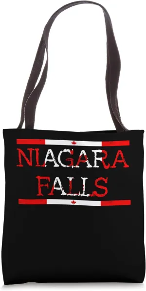 Canada Niagara Falls Canadian Flag Tourist Canadian Pride Tote Bag