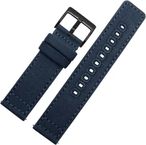 Canvas Nylon Watch Strap 18mm 19mm 20mm 22mm Nylon Watchbands Replacement Bracelet Wrist Band Watch