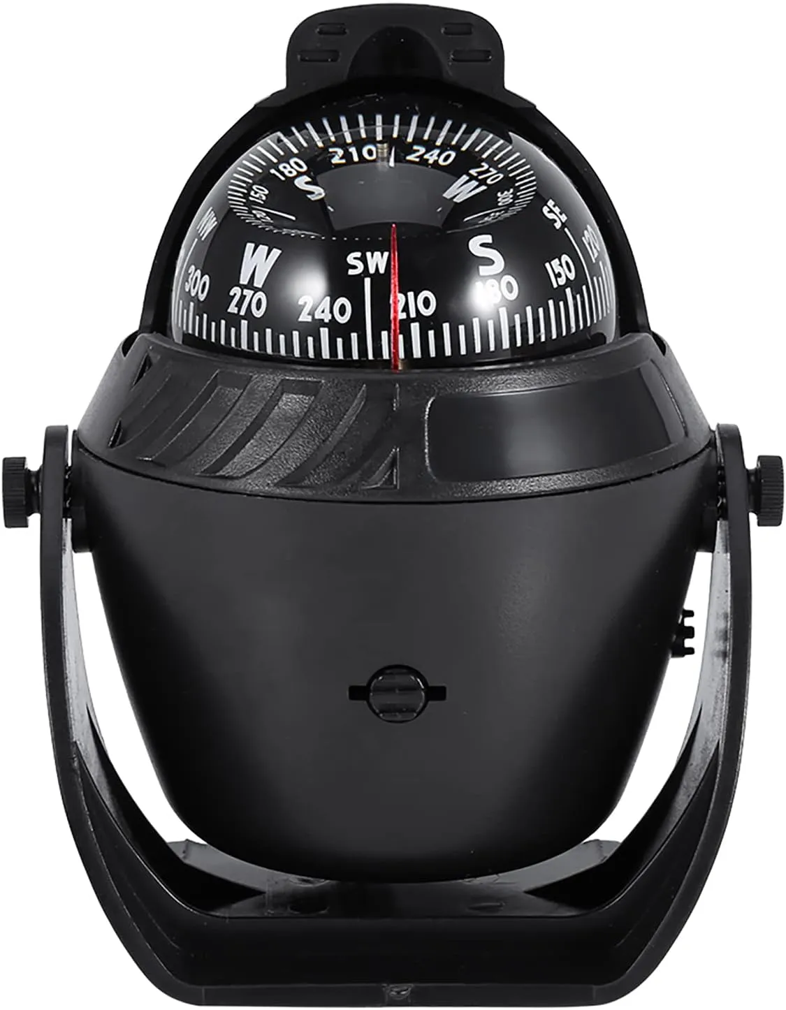 Car Compass, Digital Compass for Car Boat Compass Boat Compass High LED Light Pivoting Compass Navigation Electronic Compass Adjustable for Marine Boat Car