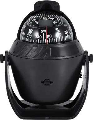 Car Compass, Digital Compass for Car Boat Compass Boat Compass High LED Light Pivoting Compass Navigation Electronic Compass Adjustable for Marine Boat Car