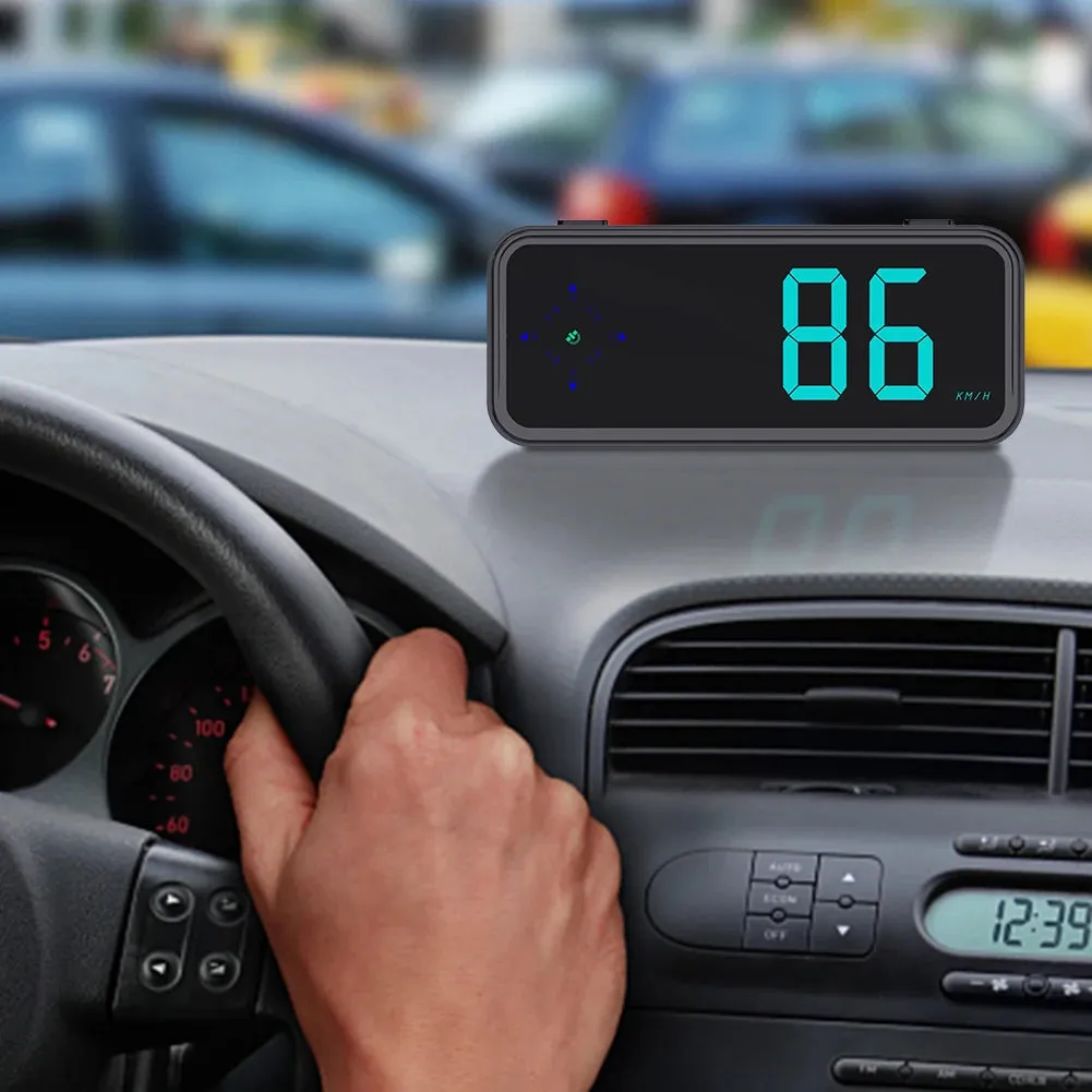 Car Head-up Display with Compass Colorful LED