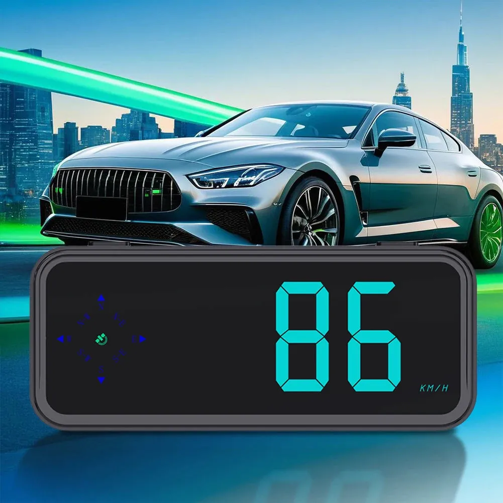 Car Head-up Display with Compass Colorful LED