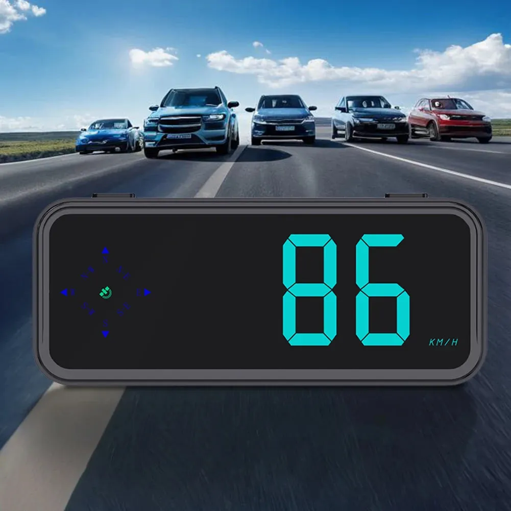 Car Head-up Display with Compass Colorful LED