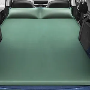Car Inflatable Mattress, for Volkswagen VW Atlas (7-Seater) 2018-2025 Outdoor Camping Travel Portable Sleeping Pad AdjustableWear Resistant, Auto Accessories,F-Green