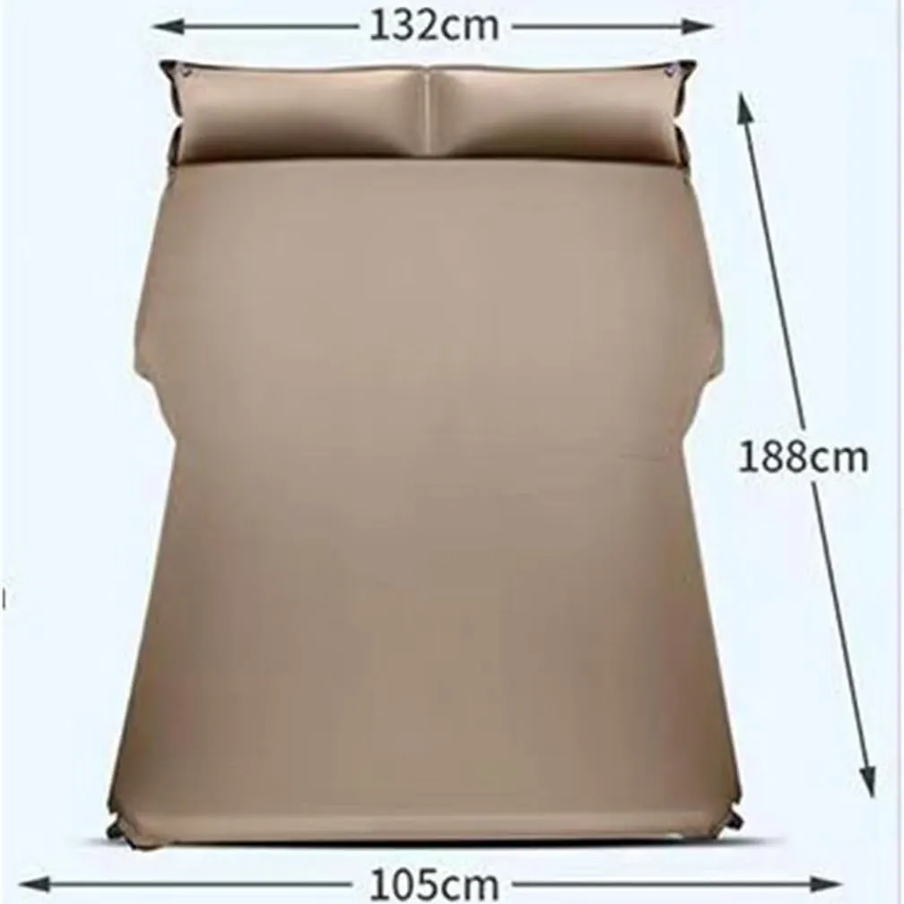 Car Inflatable Mattress, for Volkswagen VW Atlas (7-Seater) 2018-2025 Outdoor Camping Travel Portable Sleeping Pad AdjustableWear Resistant, Auto Accessories,F-Green