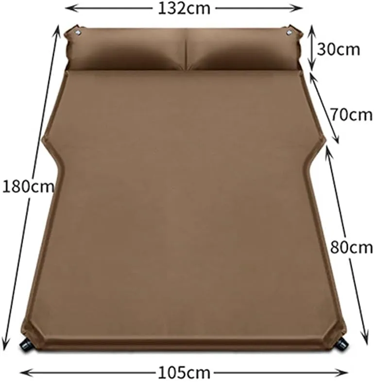 Car Inflatable Mattress for Volkswagen VW Jetta A7 2019 2020 2021 2022 2023 2024 Portable Air Sleeping Bed with Pillow Camping Travel Cot Inflatable Trunk Sleeping Pad,Black