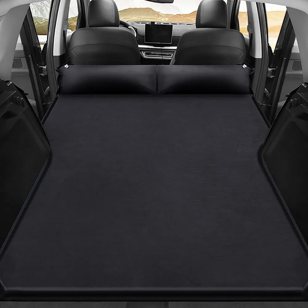 Car Inflatable Mattress for Volkswagen VW Jetta A7 2019 2020 2021 2022 2023 2024 Portable Air Sleeping Bed with Pillow Camping Travel Cot Inflatable Trunk Sleeping Pad,Black