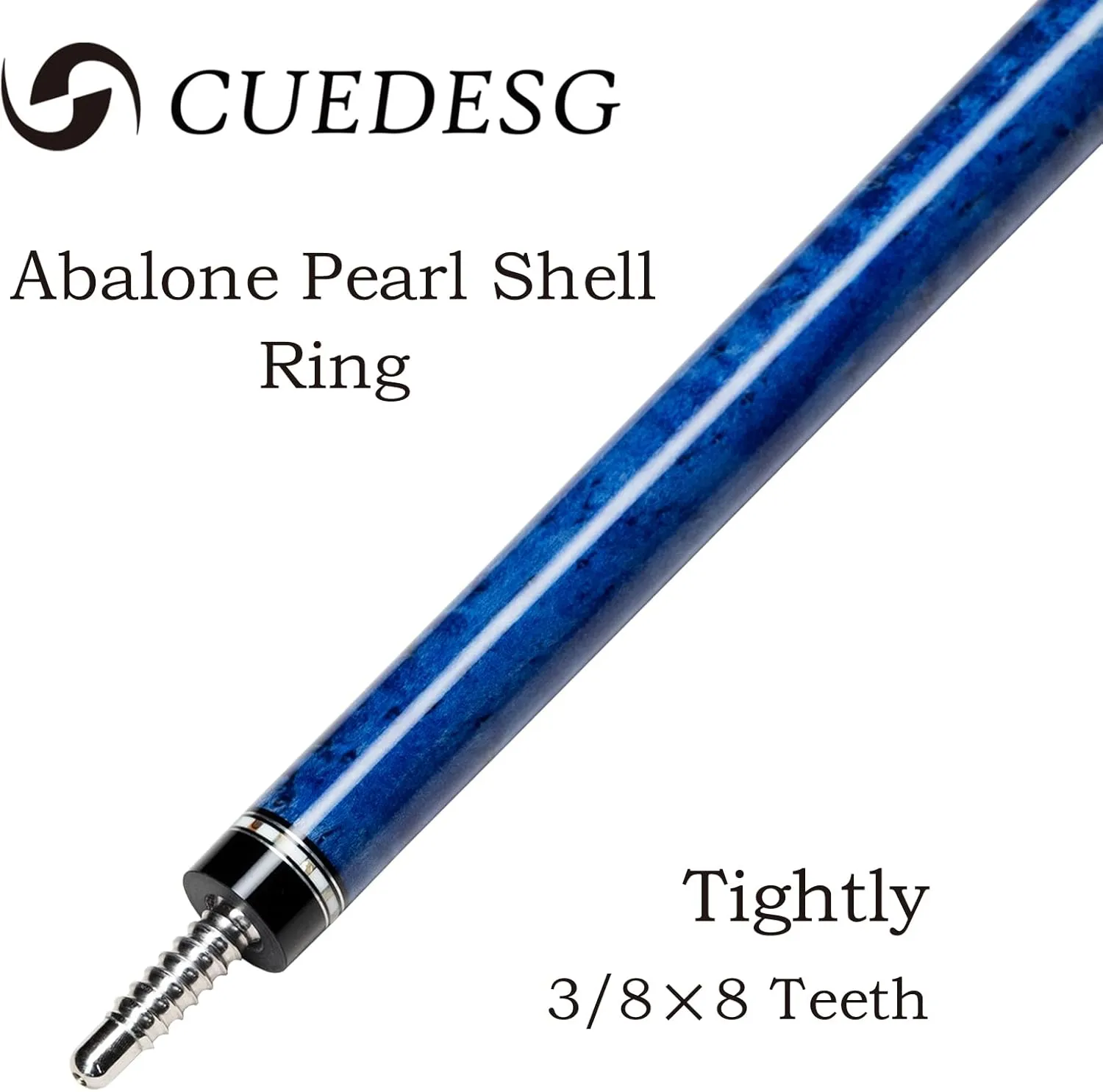 Carbon Fiber Pool Cue Stick 10.5mm/11.8mm/12.5mm,Low Deflection Pool Stick with Rare Wood Butt,Professional Cue Stick with Box Case