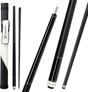 Carbon Fiber Pool Cue Stick 10.5mm/11.8mm/12.5mm,Low Deflection Pool Stick,Professional Cue Stick with Case