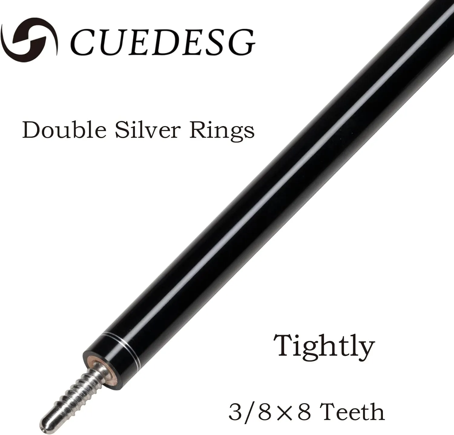 Carbon Fiber Pool Cue Stick 10.5mm/11.8mm/12.5mm,Low Deflection Pool Stick,Professional Cue Stick with Case