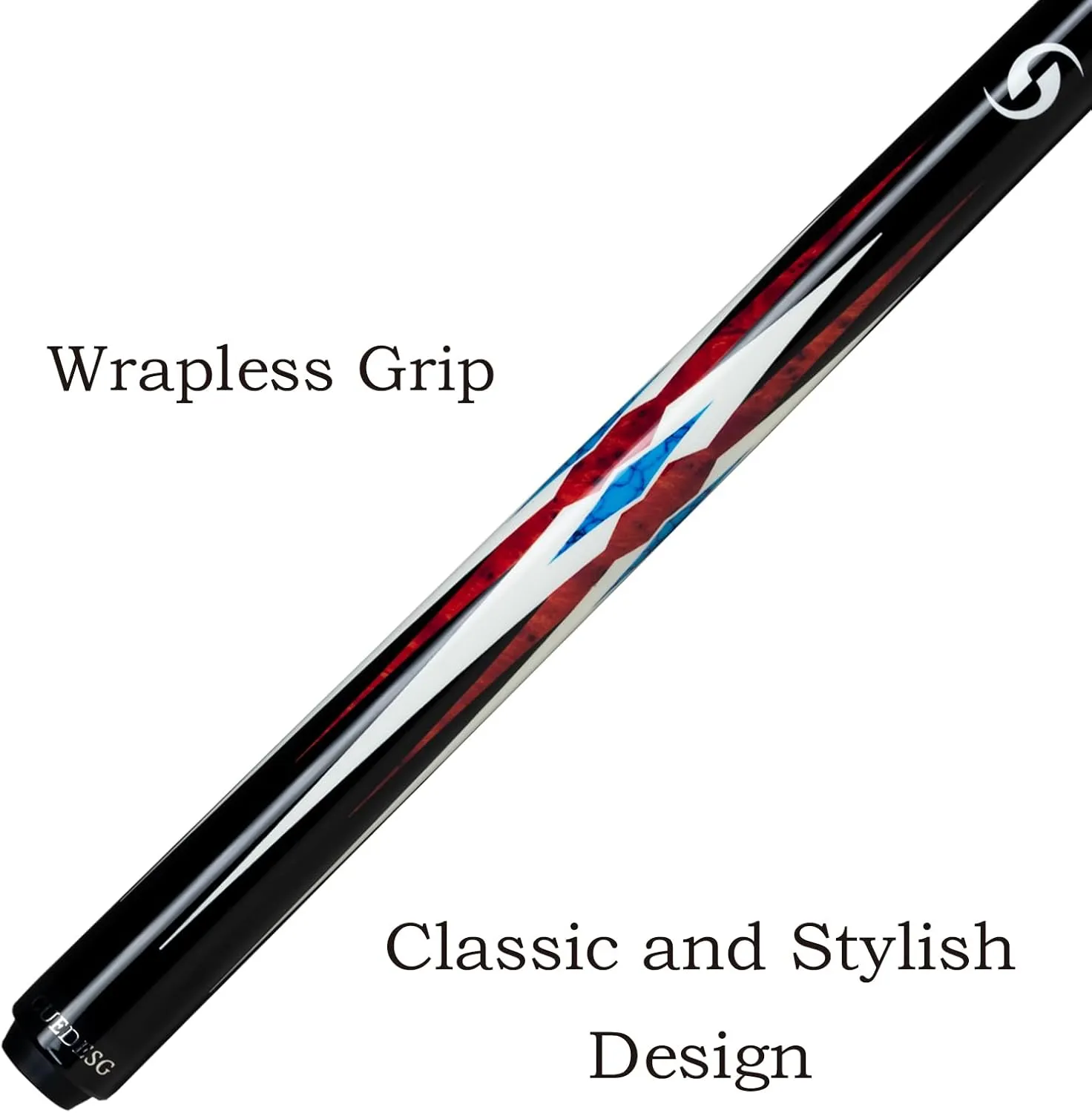 Carbon Fiber Pool Cue Stick 10.5mm/11.8mm/12.5mm,Low Deflection Pool Stick,Professional Cue Stick with Case