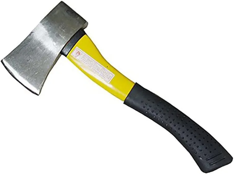 Carbonized Steel Camping Axe with Comfortable Fiber Glass Handle, Durably Built for Long Lasting Performance