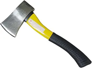 Carbonized Steel Camping Axe with Comfortable Fiber Glass Handle, Durably Built for Long Lasting Performance