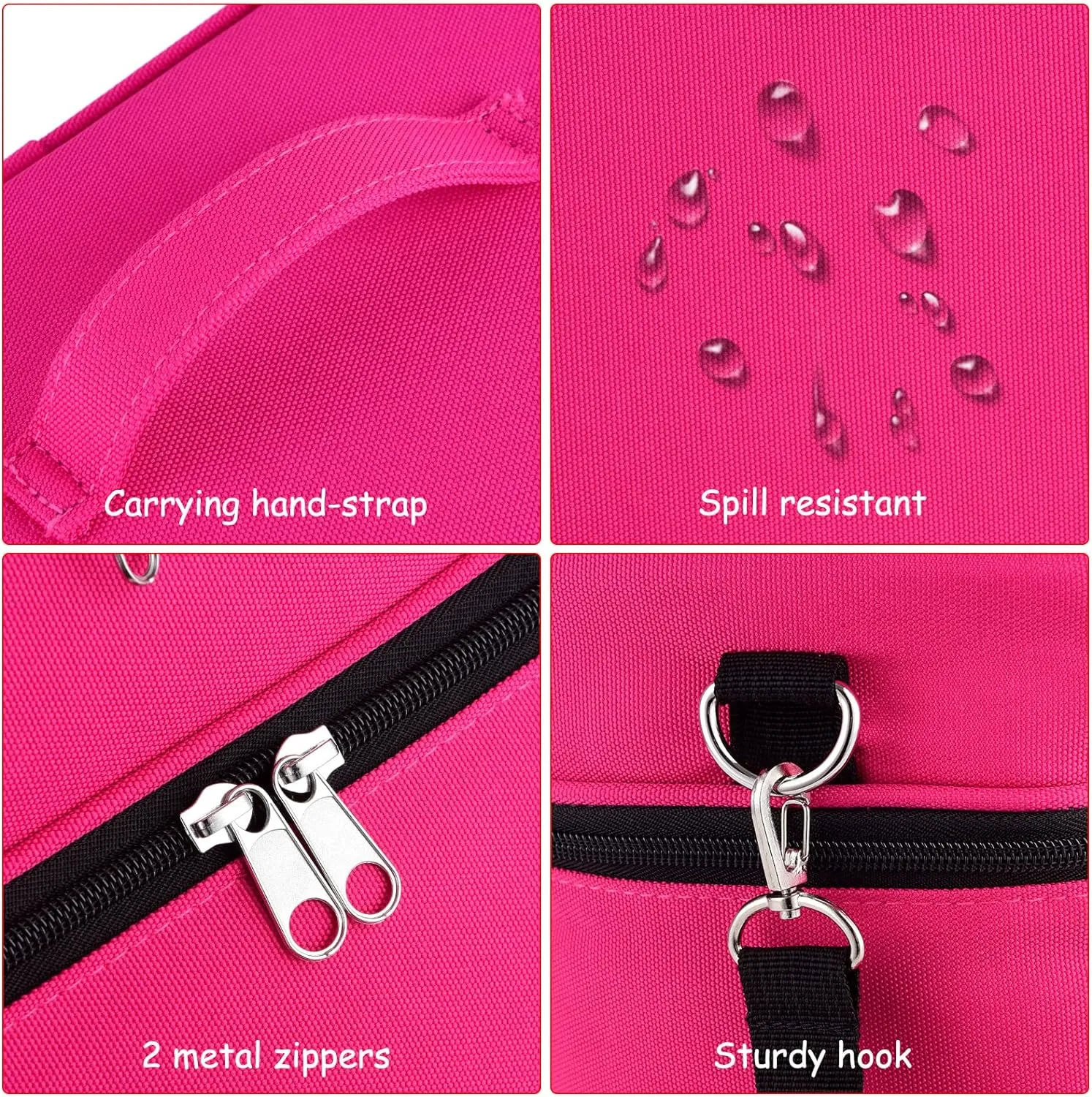 Carrying Case for Toniebox Starter Set, Storage Travel Carrier Bag for Audio Player, Tonies Figures, Charging Station & Headphones, Box only (Large, Rosy Red)
