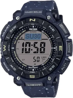 Casio Pro Trek Tough Solar Environmentally Friendly Bio-Based Resin Digital Watch