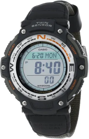 Casio SGW100 Series | Digital Watch & Compass | 200M WR | 100 SEC Stopwatch | Twin Sensor for Direction & Temperature | Low Temp Resistant | World Time | Auto Calendar | Multi Alarm