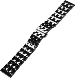 Ceramic Watch Band Stainless Steel Removable 20mm Quick Release Watch Strap Men Women Universal Wristband