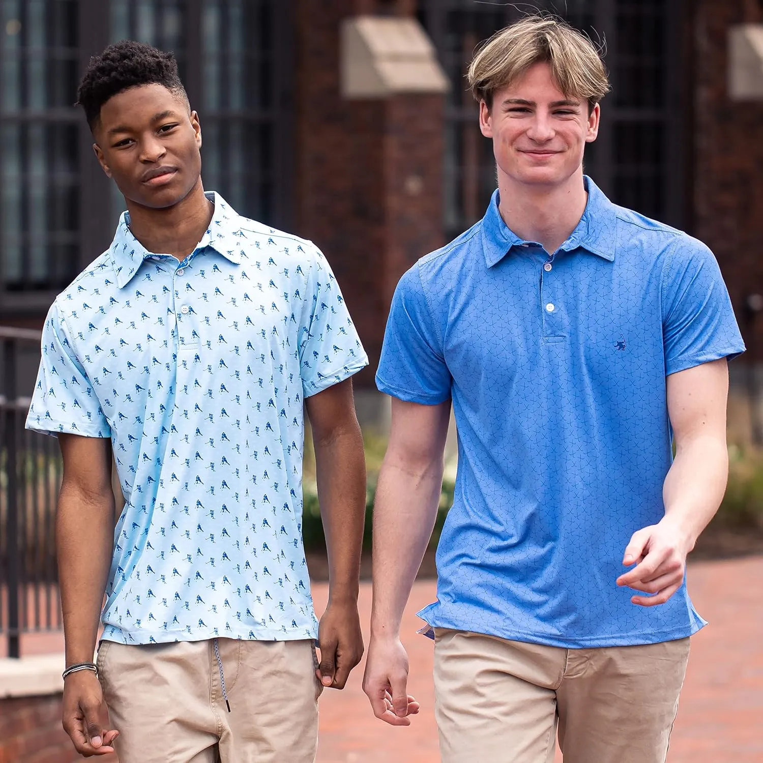 ChalkTalkSPORTS Hockey Short Sleeve Polo Shirts - Mens Hockey Performance Sport Polo - Youth & Adult Sizes