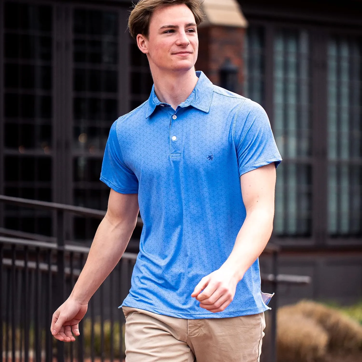ChalkTalkSPORTS Hockey Short Sleeve Polo Shirts - Mens Hockey Performance Sport Polo - Youth & Adult Sizes