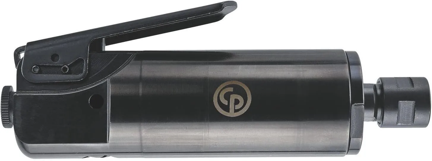 Chicago Pneumatic CP9113G - Air Die Grinder Tool, Welder, Woodworking, Automotive Car Detailing, Stainless Steel Polisher, Heavy Duty, Straight, 1/4 Inch (6 mm), 1.01 HP / 750 W - 25000 RPM