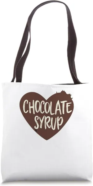 Chocolate syrup Ice Cream Chocolate Drizzle Chocolate syrup Tote Bag