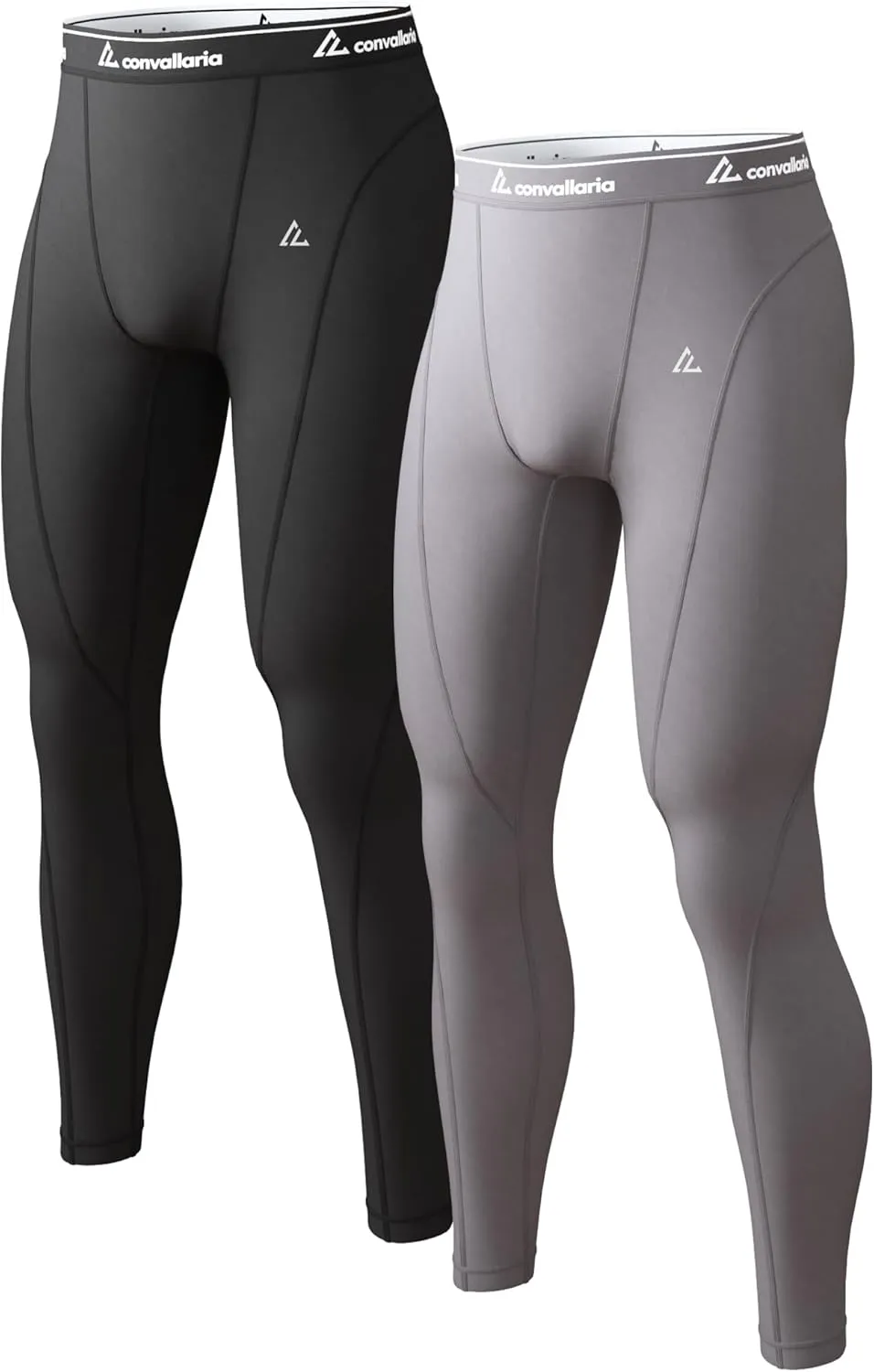 CL convallaria 1 2 4 Pack Mens Thermal Underwear Long Johns Compression Pants Athletic Leggings Base Layer Bottoms
