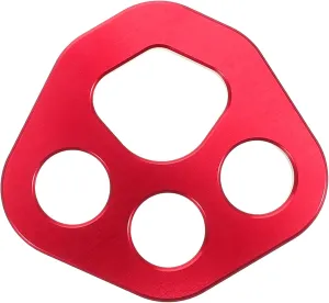 Climbing Force Divider Plate Compact Aluminum Rigging Tool Four for Enhanced Anchor Stability Lightweight and Easy to Use for Rock Climbing and