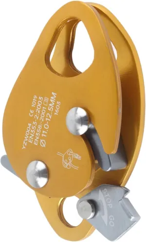 Climbing Rope Grab Descender, Self Braking Stop Climbing Rope Grab for 11 to 12.5mm Rope Clamp Mountaineering