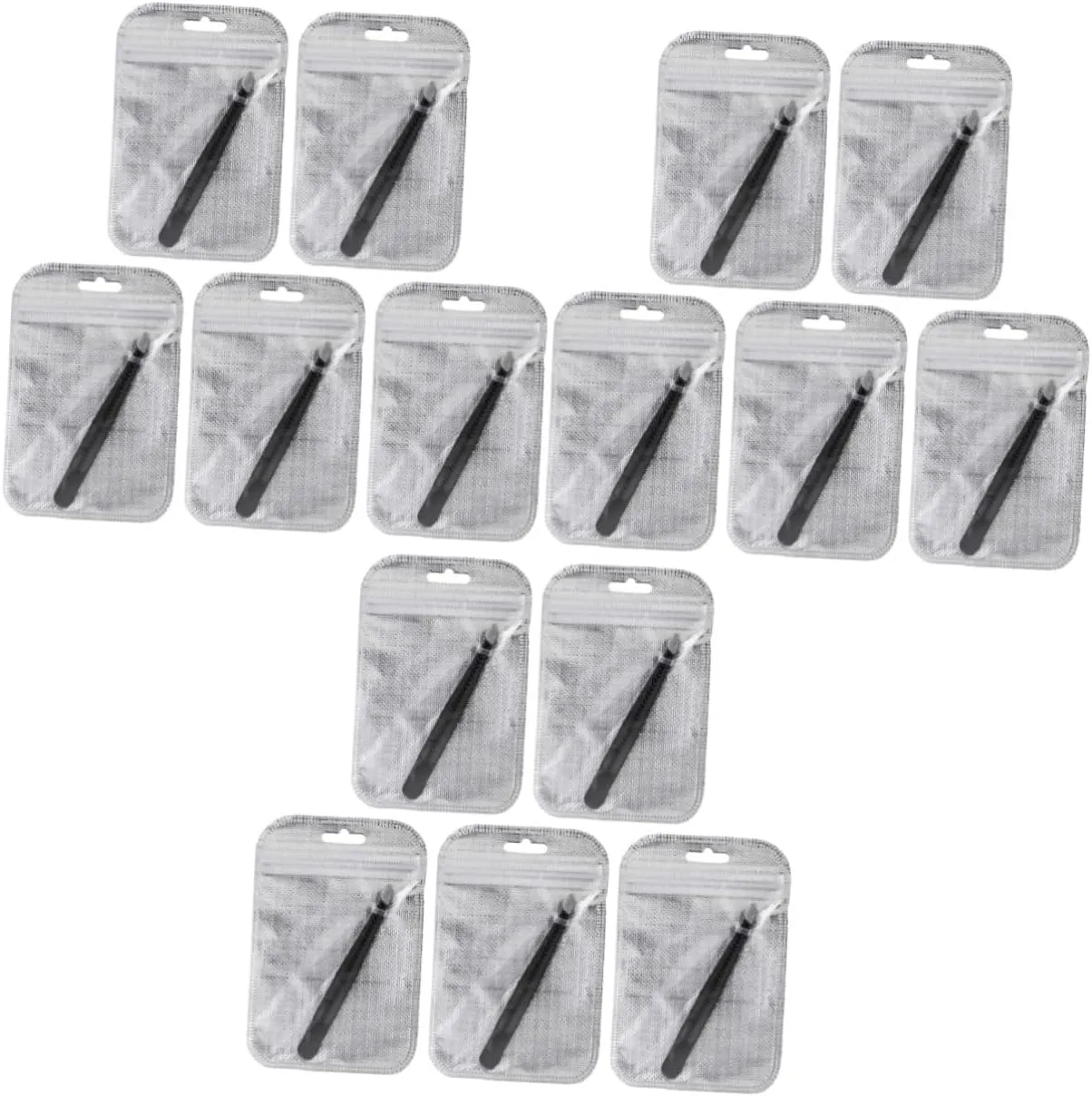 CLISPEED 15pcs Stainless Steel Eyebrow Tweezers Men and Women Portable Eyebrow Clips for Home and Travel Ergonomic Design for Easy Use for Grooming and Makeup