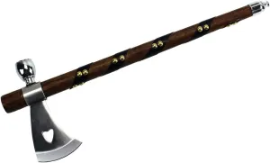 Co L-114 Native American Peace Pipe Tomahawk Axe, 18"