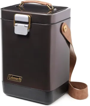 Coleman 1900 Collection Premium Steel Belted Cooler & Wine Chiller, Insulated Stainless Steel Portable Cooler with Ice Retention, Great for Beach, Camping, Tailgating, Picnic, & More